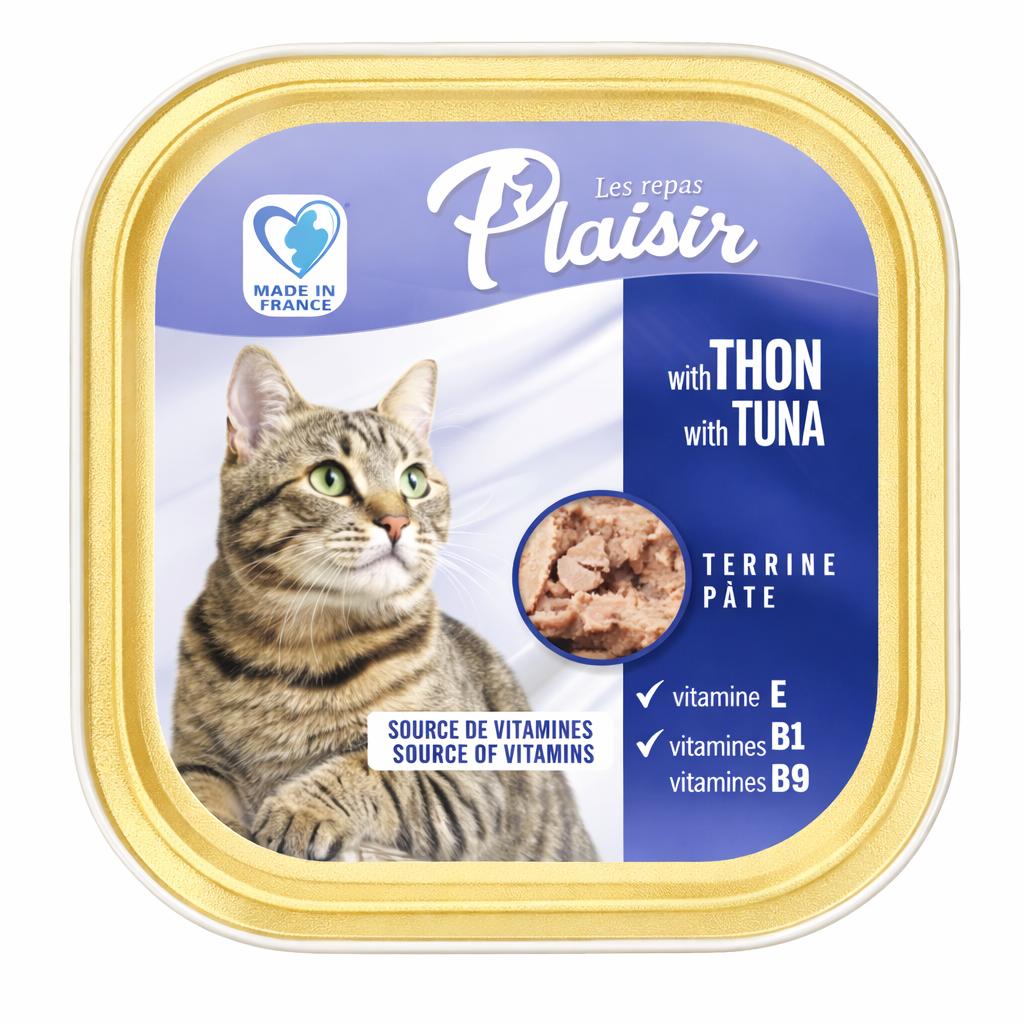 Les Repas Plaisir Terrine pâté au thon pour chats
